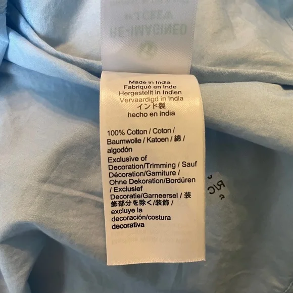 J Crew 100% Cotton Puff-sleeve smocked-waist midi dress XXS - Picture 7 of 8